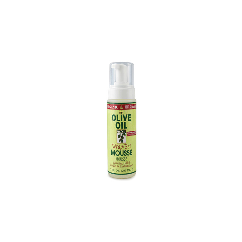 Afro Bio-Wurzel-Olivenöl-Wrap / Set Mousse (207ml)