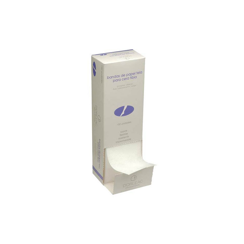 D'orleac Warmwachspapierstreifen (100ud) D'orleac Warmwachspapierstreifen (100ud)