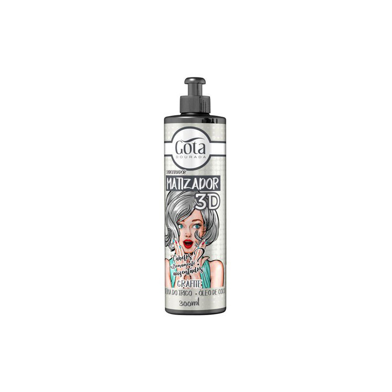 Gota Dourada 3D Grafite-Toner (300ml) Gota Dourada 3D Grafite-Toner (300ml)