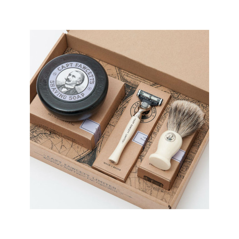 Capt Fawcett's Captain Fawcetts Rasiertes Geschenkset