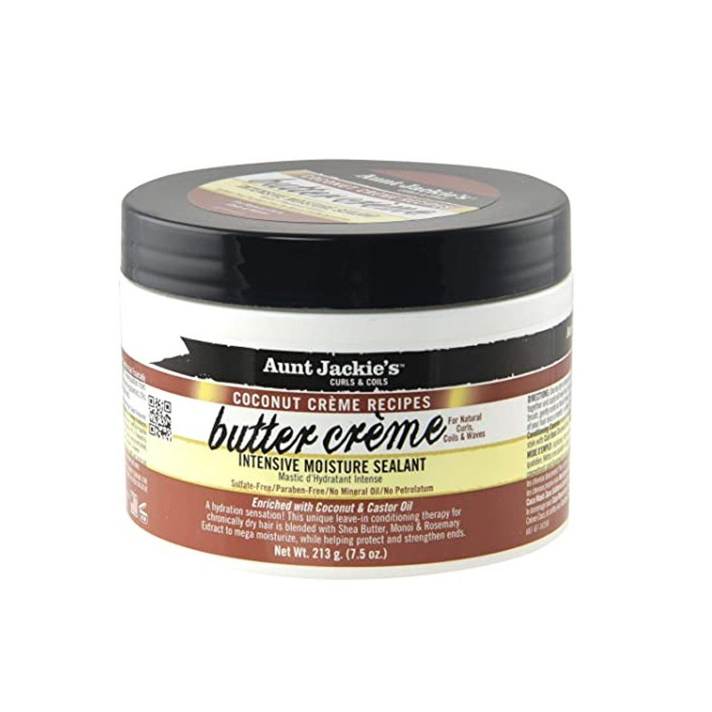 Aunt Jackie's Kokosnussbutter Crème Intensive Feuchtigkeitsversiegelung (213gr) Aunt Jackie's Kokosnussbutter Crème Intensive Feuchtigkeitsversiegelung (213gr)